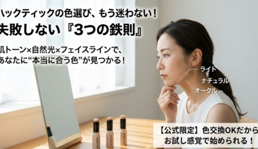 ハックティックの色選び完全ガイド｜失敗しない3色の見極め方